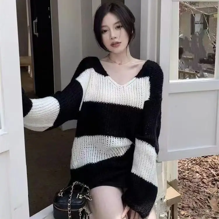 

Свитера Джемперы Пуловеры Женщина Old Money Damen Таинственный Базовый Принт Сафари На Открытом Воздухе Топ Животное Природа Мягкий Панк Высокая Шея