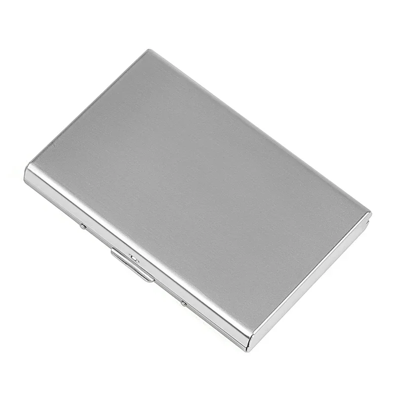 Aluminum Credit Card Holder Fashion Purse Push Case with Cover for Cards ID Smart Fashion Mini ID Card Case for Business