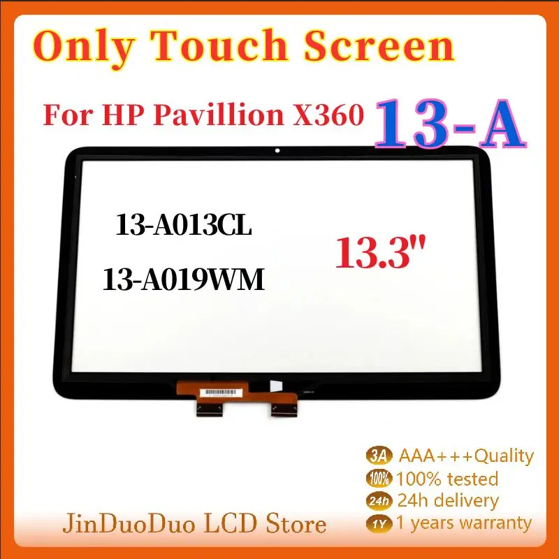 

New 13.3" Front Glass Digitizer For HP Pavilion X360 13A 13-A013CL 13-A019WM 13-A Series Touch Screen Glass Panel Replacement