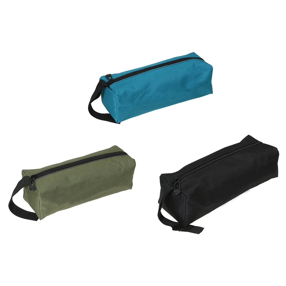 Waterproof Multi-purpose Storage Bag Multi-function Electrician Storage Bag Canvas Lightweight for Small Metal Parts W/ Handle
