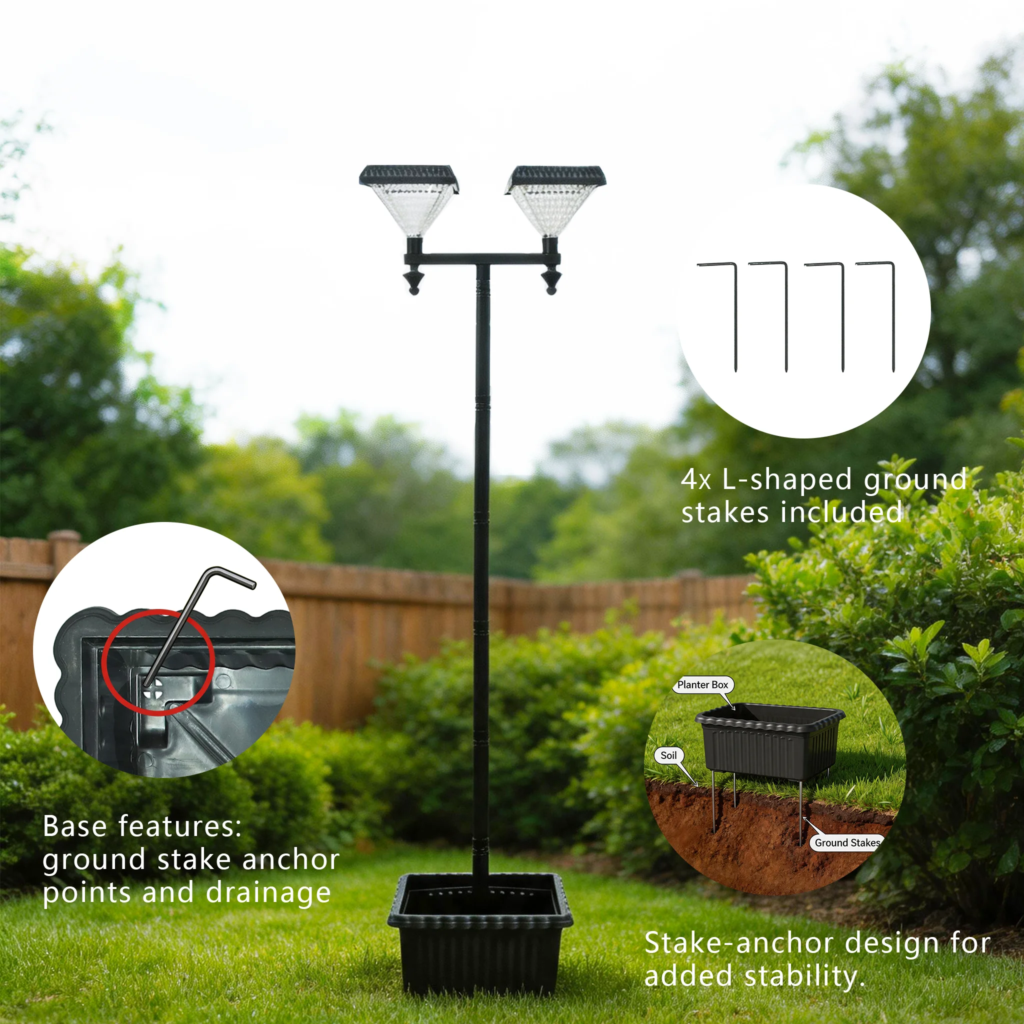 Lampioni Solari da Esterno a D - Outdoor Lighting Dusk To Dawn recensione e prezzo