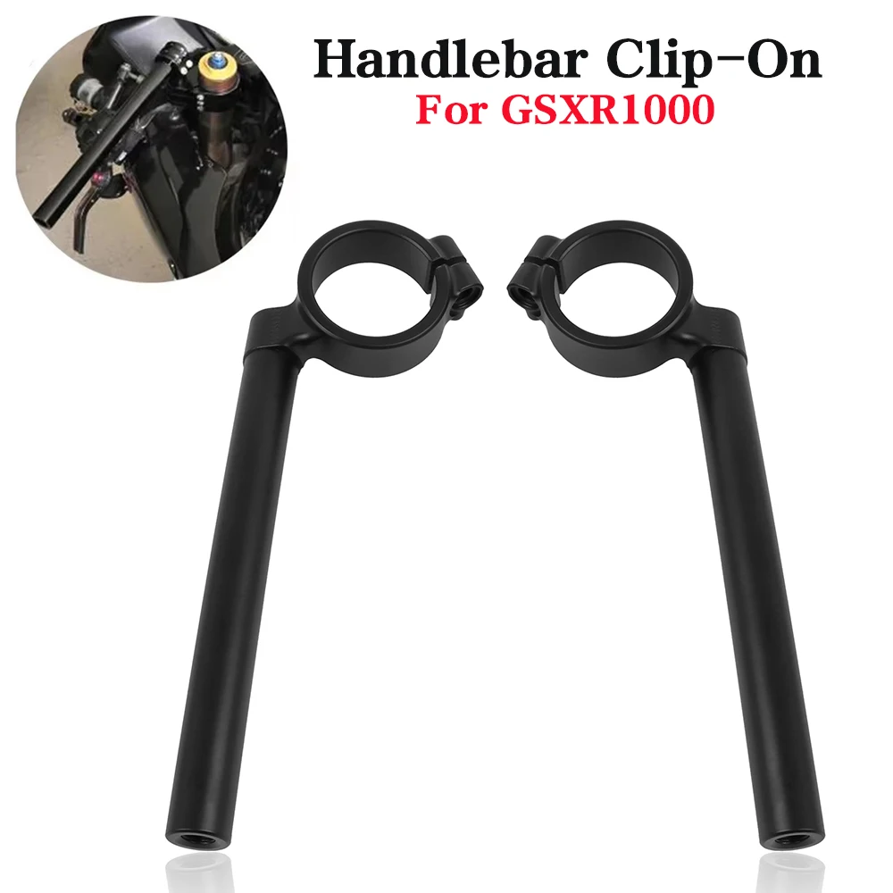 For SUZUKI GSX-R1000 GSXR1000 GSX R 1000 2017-2024 49mm Motorcycle Fork Tube Clip-On Handlebars Clip Ons Handle Bar Grips