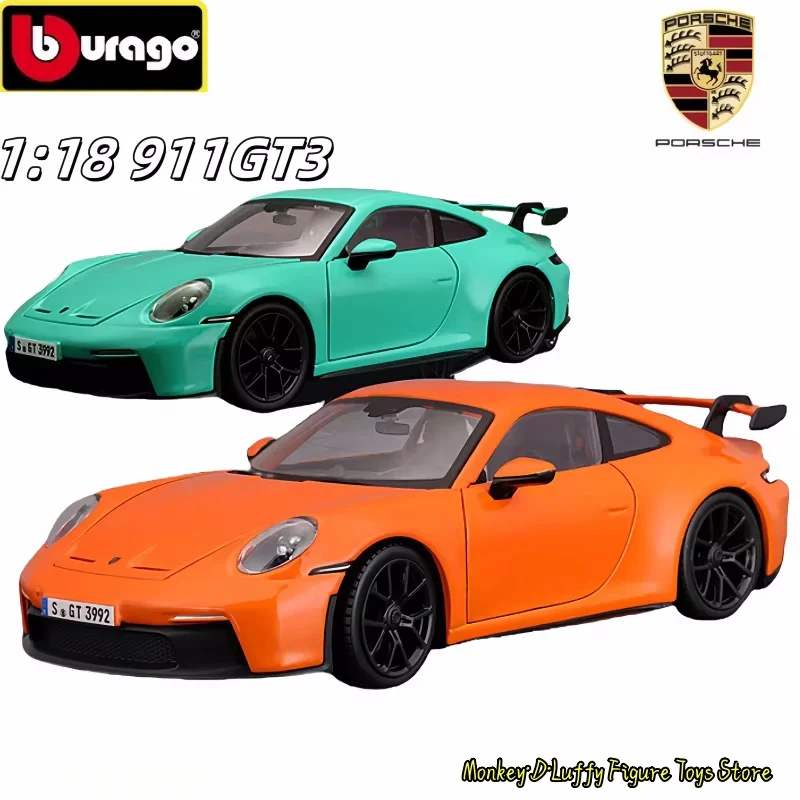 2024 Original Bburago 1:24 Porsche 911GT3 Dream Alloy Miniature Diecast Car Models Toy Gifts - Perfect Gift for Cars Enthusiasts