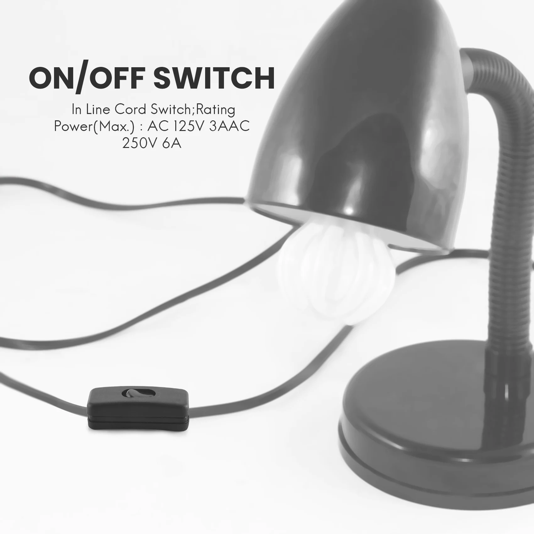 

A21R-10Pcs AC125V 3A 250V 6A Черные линейные переключатели включения/выключения для спальни