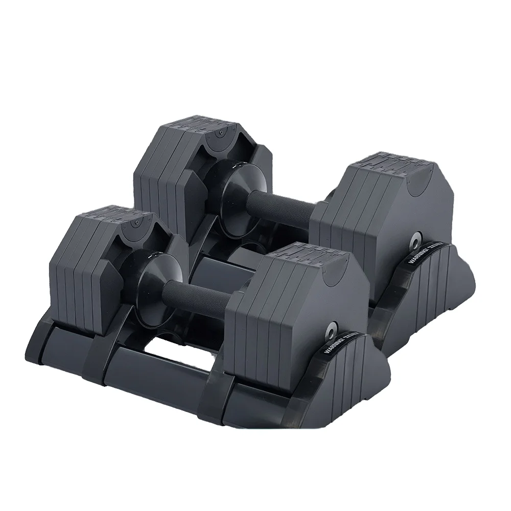 36kg Adjustable Octagonal Dumbbell Cast Iron Material for Home Sports Commercial Gym Men's Fitness Equipment