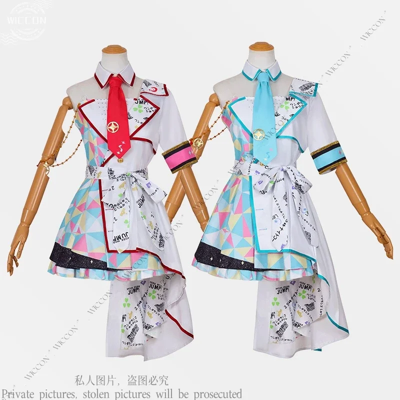 Azusawa Kohane Shiraishi An Costume Outifit Project Sekai Cosplay Costume Wig Performance Dress Stage Halloween Party Role Play