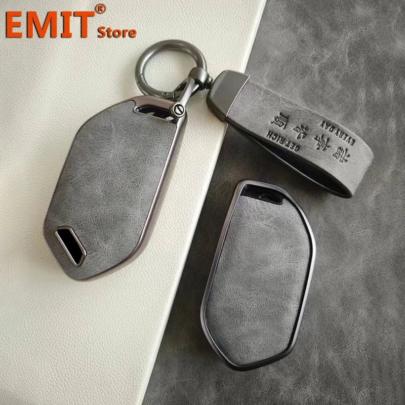 Key Fob for Kia EV5 EV9 Picanto GT Carnival Seltos Sorento Morning K5 KA4 Keychain Case Cover Shell Ring Holder Car Accessories