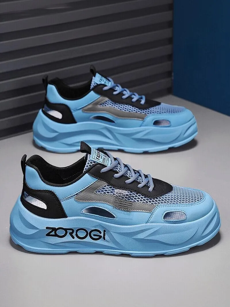 Men's Sandals Breathable Mesh Upgraded Version Driving Beach Shoes Thick Bottom Covering Head Casual Comfortable Summer Shoes