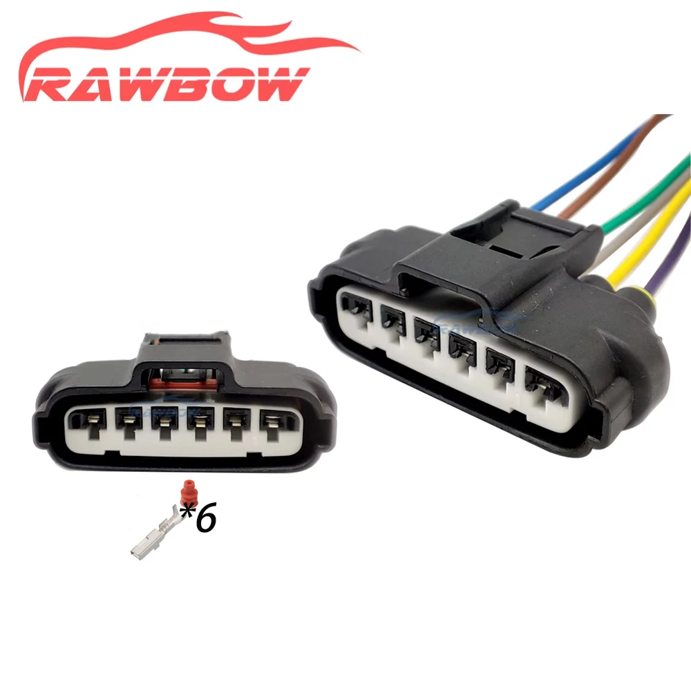 

6 Pin 90980-11858 7283-1968-30 Auto Electric Throttle restrictor Plug Accelerator Socket Connector For Toyota Mazda Mitsubishi