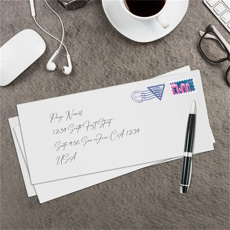 10-100PCS Windowless white envelope Secure Business Envelope Can hold A4 paper Bill invoice Self Sealing Envelope Self adhesive