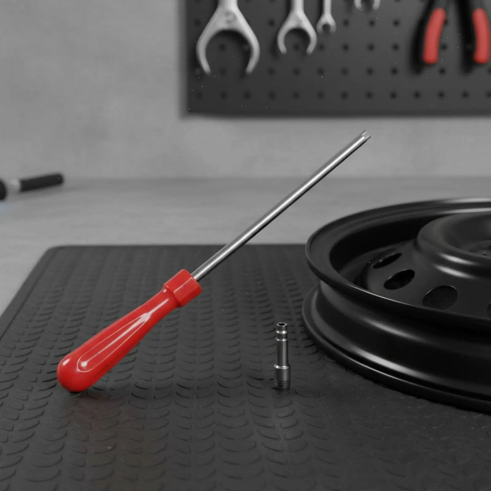 

Pressure Control Insert Removal Tool Portable Tire Pressure Control Insert Wrench Easy to Use Universal Fit for DIY Hobbyists