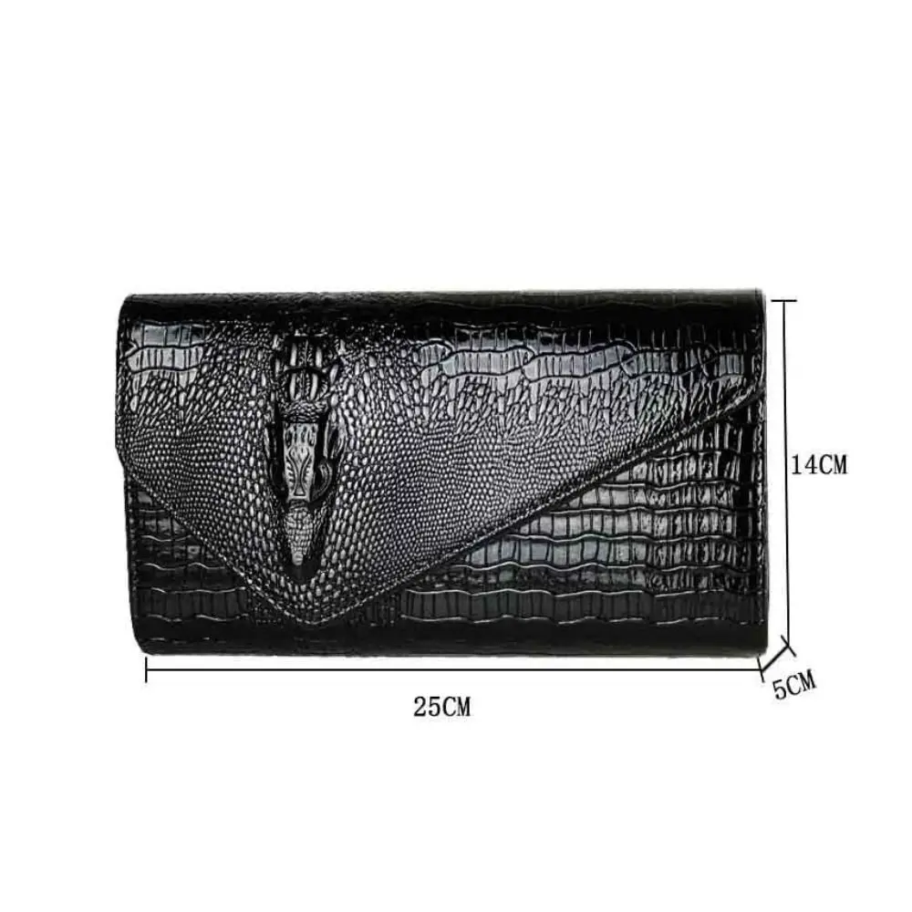 Luxury Crocodile Bags Women Leather Chain Crossbody Bags For Women New Handbags Shoulder Bags Messenger Female Clutch