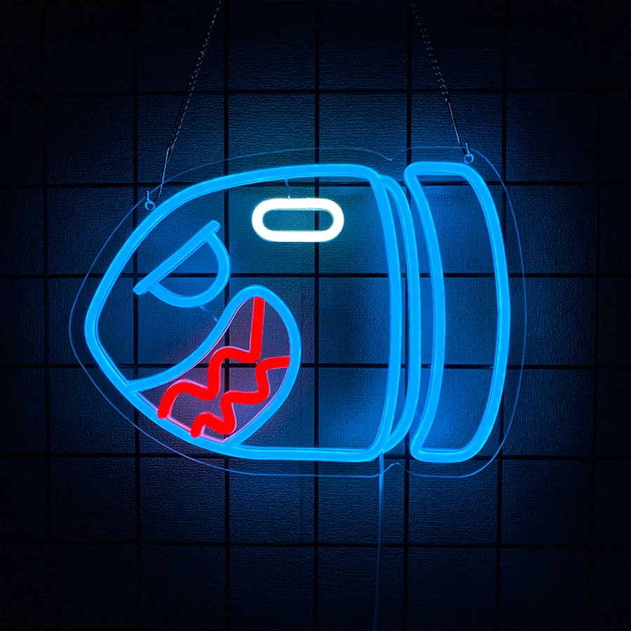 Letrero de neón LED de animación, decoración de luz de pared con icono de  dibujos animados,, image size:900x900