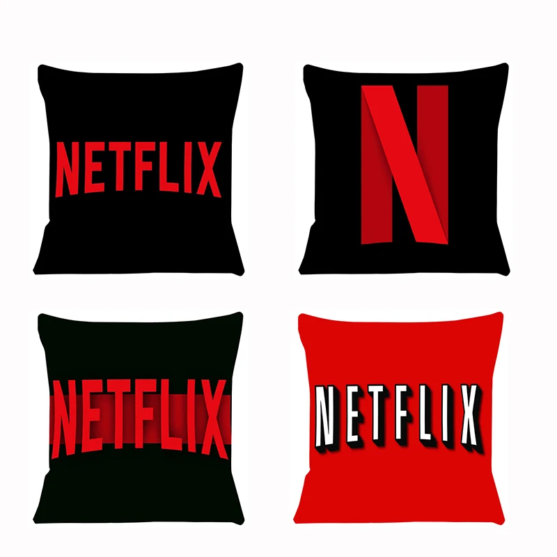 Netflix Pillow Case Home Decorative Gift Sofa Car Super soft Cushions 45x45cm Square Pillowcase Chair Pillow Cove 109