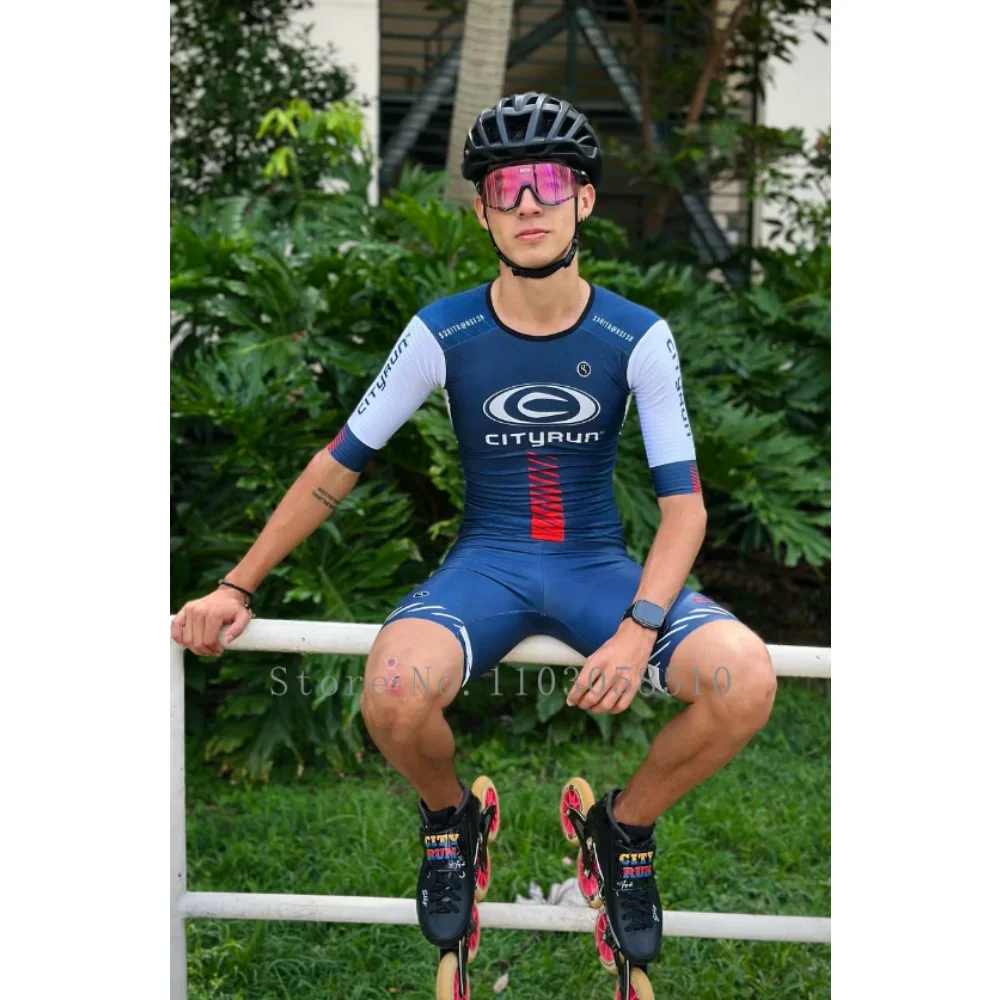 

Cityrun Inline Speed Skating Racing Suit Tights Team Speed Skating Triathlon Suit Ropa Ciclismo Tri Suit 인라인 스피드 스케이트 Ciclismo
