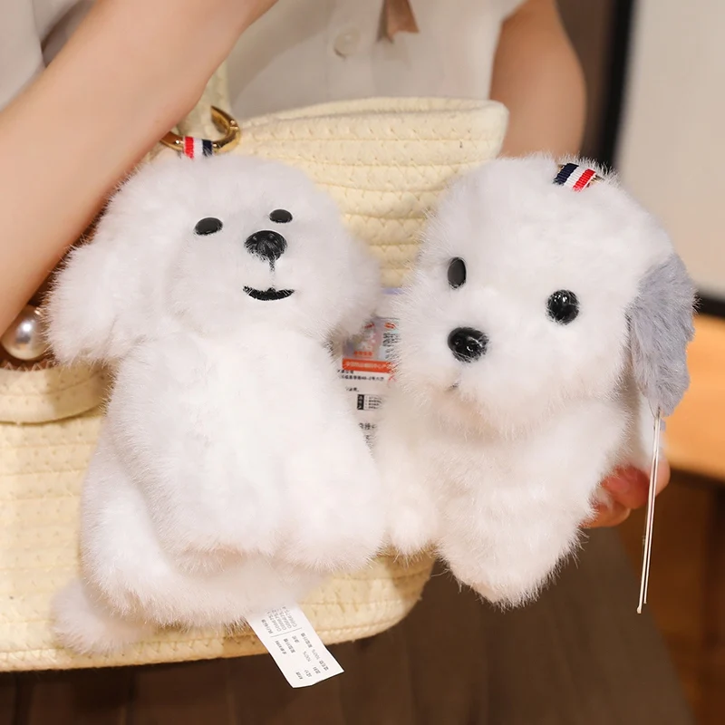 LLavero de peluche Kawaii, serie de juguetes, vestido de novia gigante, Panda, lindos animales de peluche, perro famoso, Mini muñeco de pingüino para niñas, regalos