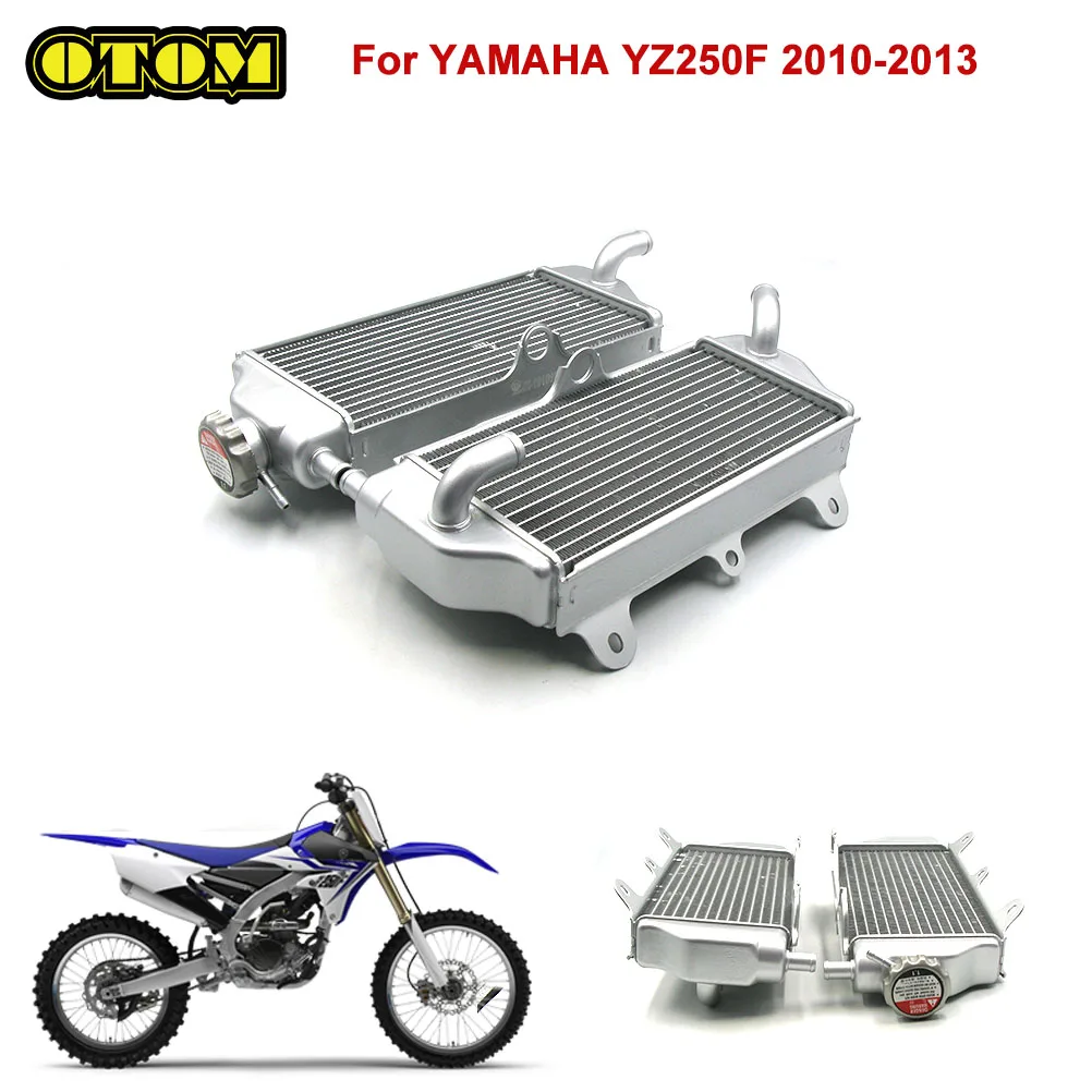 

For YAMAHA Motorcycle Radiator Water Tank Engine Cooling Aluminum Cooler YZ250F 2010-2013 Off-Road Dirt Bike Accessories Parts