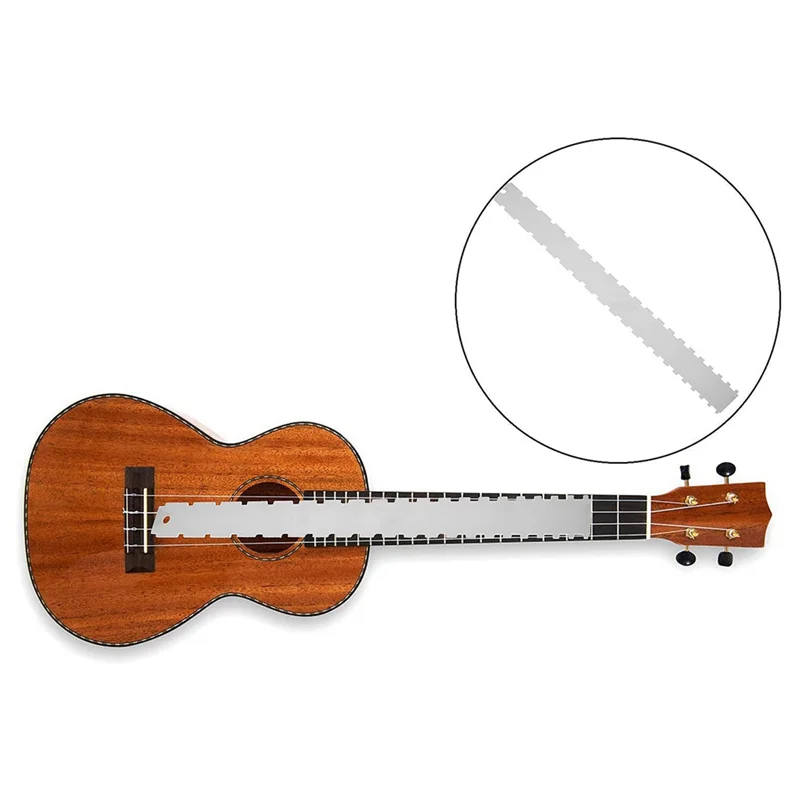 Guitar Neck Ruler Neck Fingerboard Pin Height Measuring Ruler Triangle Ruler Guitar Maintenance Chord Setabht