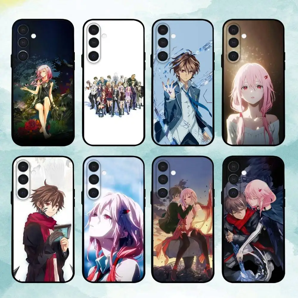 

G-Guilty Anime Crown Phone Case For Samsung A73,A21s,A22,A31,A32,A52,A53,A71,A80,Soft Black Shell