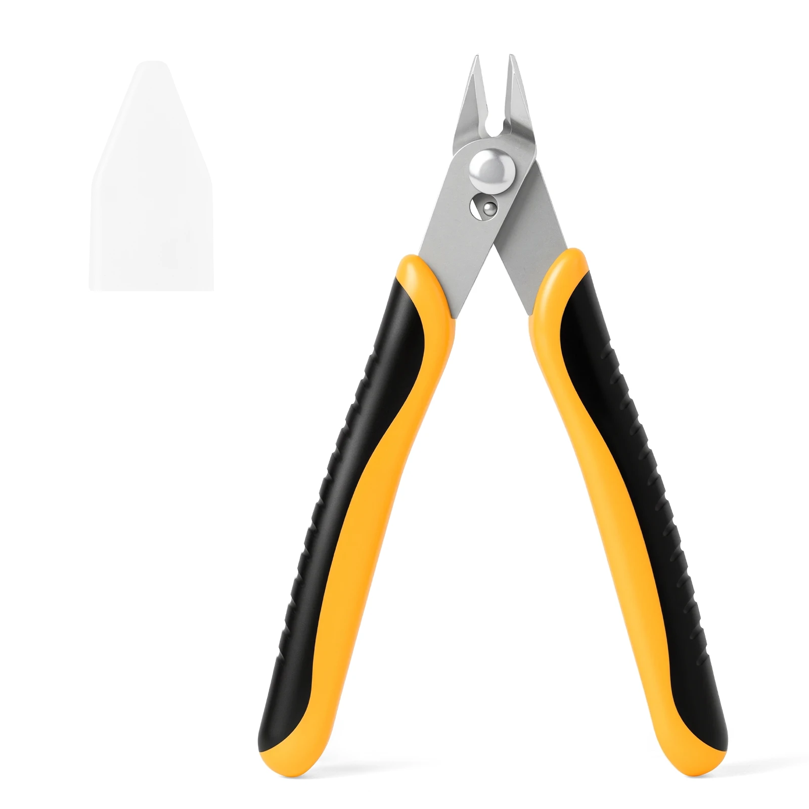 420j2 cortador de fio de aço cromo vanádio cortadores de jóias cortadores nivelados pinças alicate de corte lateral pequeno para jóias, eletrônicos