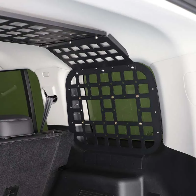 سبائك الألومنيوم الأسود ل Haval H9 2024 + رف سقف صندوق السيارة تخزين الرف ملحقات التعديل الداخلي للسيارة #3