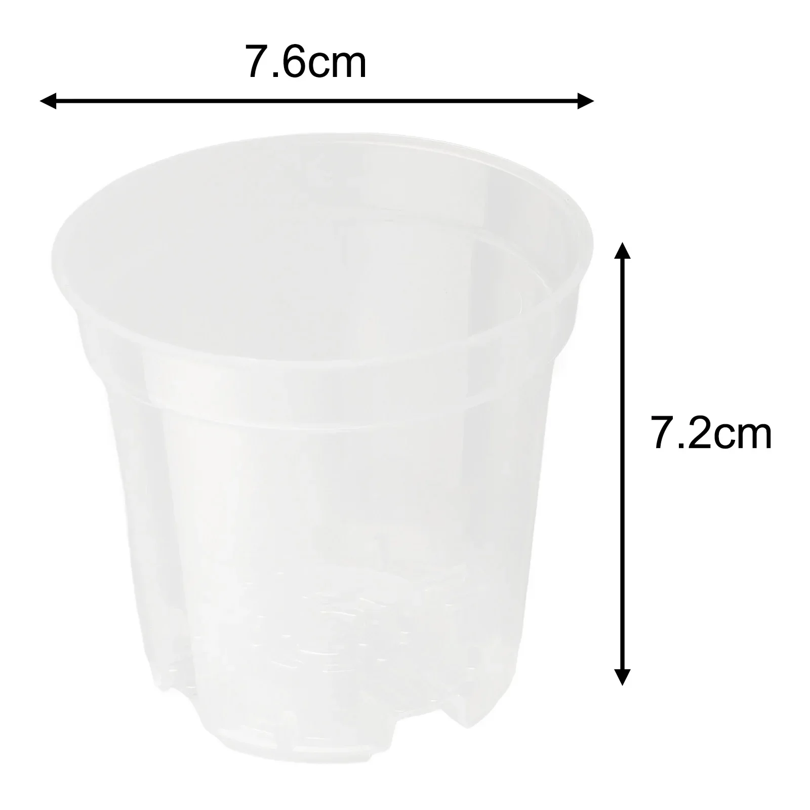 

Plastic Flower Pots Breathable Transplant Pots Garden Home Gardening Root Growth Monitoring Versatile Applications