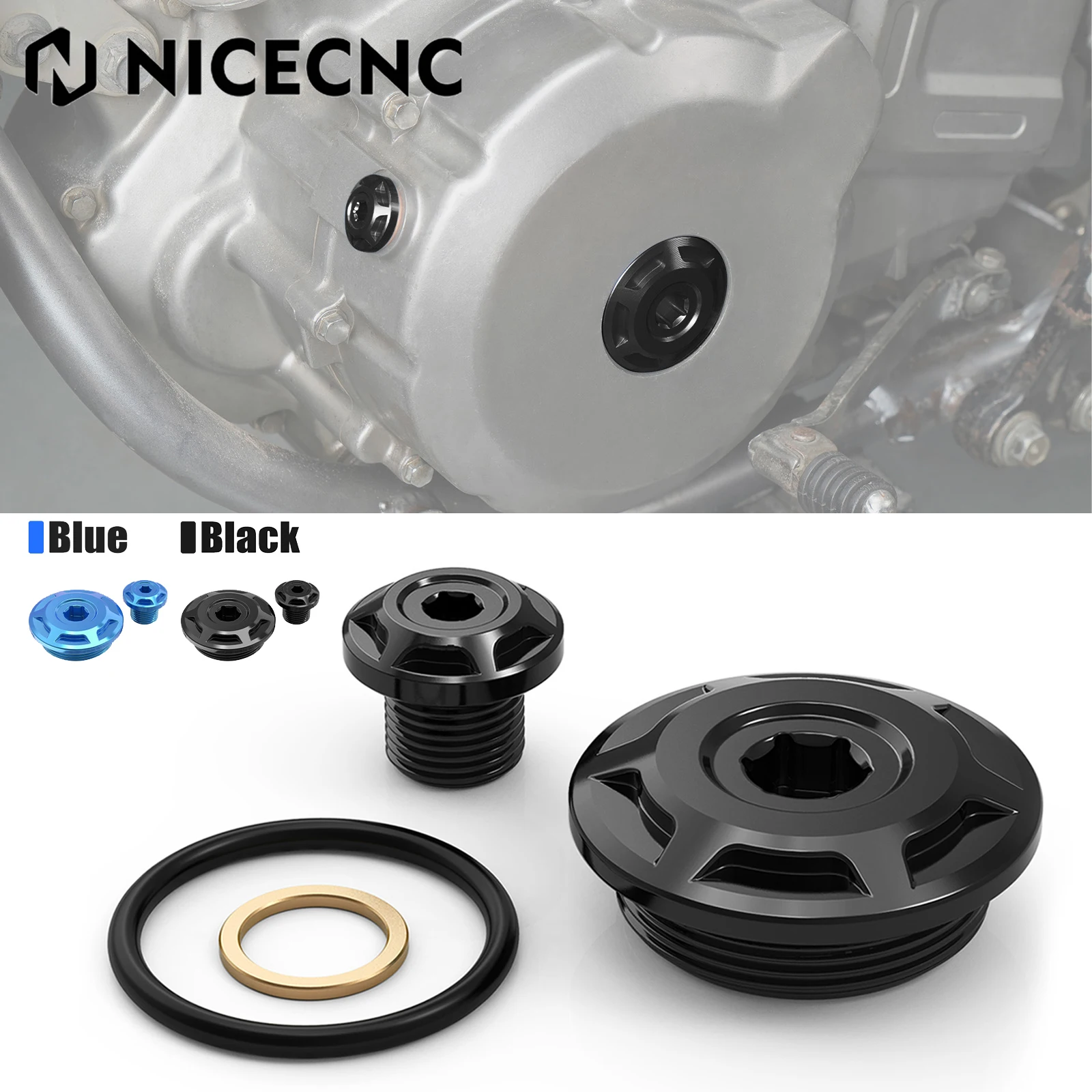 

For Suzuki DR650S DR650SE 1996-2025 2024 2023 2022 2021 2020 2019 2018 2017 2016 Engine Timing Plug Cover DR 650 S DR 650 SE