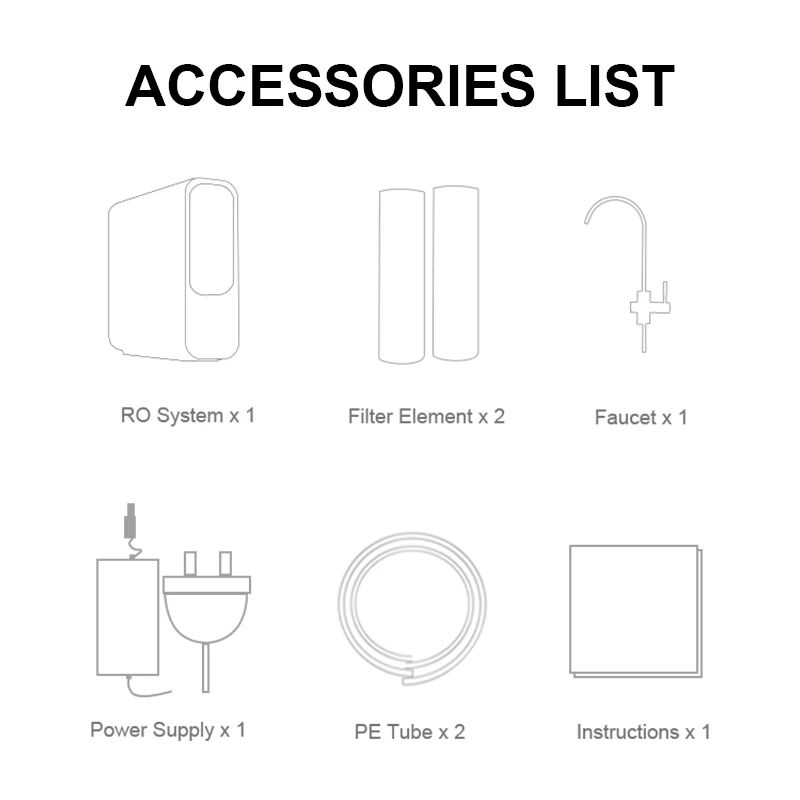 Tankless 600G Under Sink Alkaline RO Water Purifier