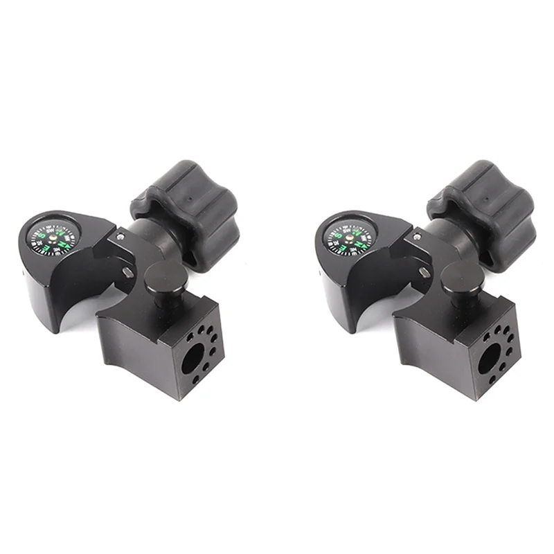 

2X GPS Range Pole Cradle Bracket For Trimble Handheld Open Data Collector With Compass Quick Release Pole Clamp, A