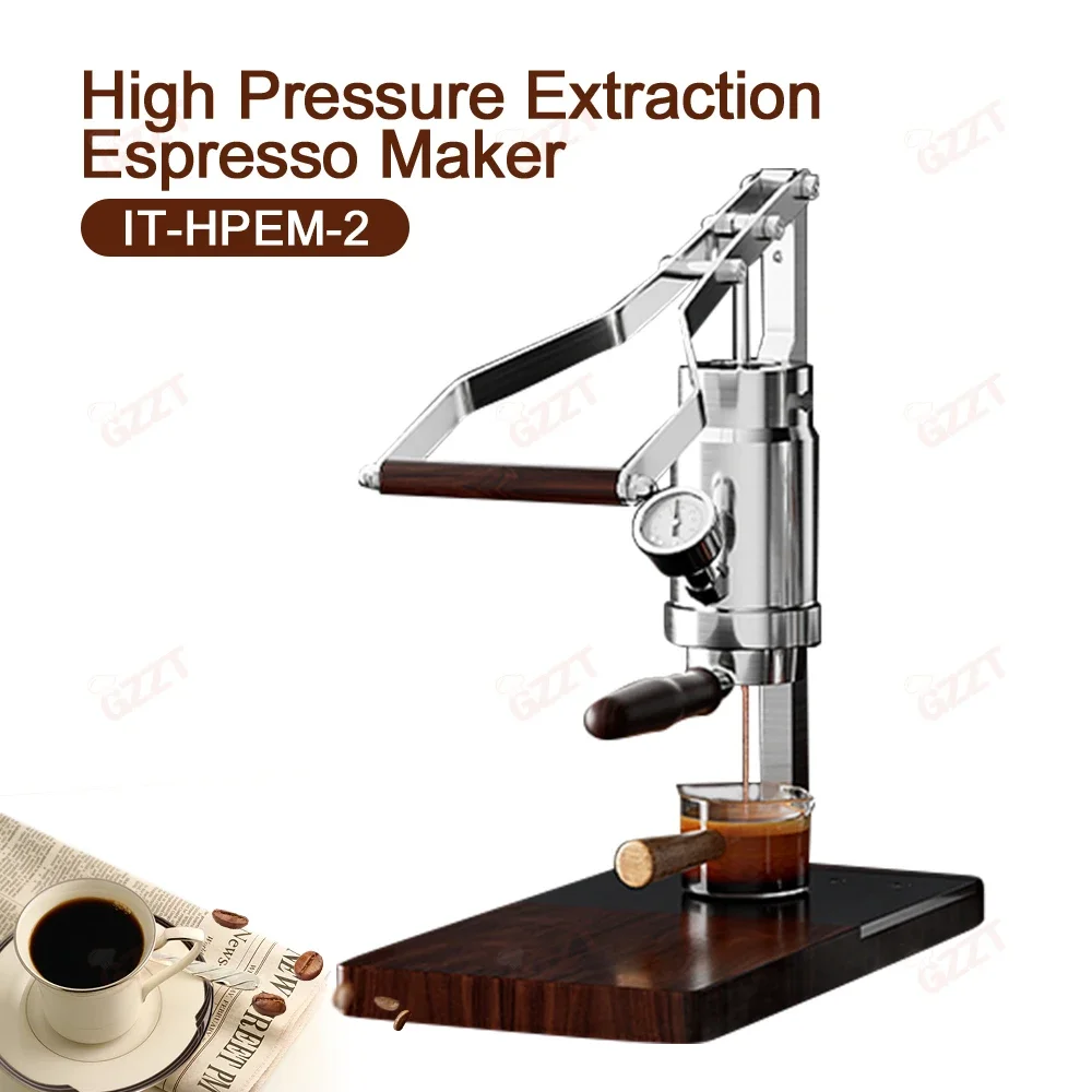 Express 58mm alavanca puxar manual de aço inoxidável máquina café expresso italiano multifuncional mão imprensa cafeteira