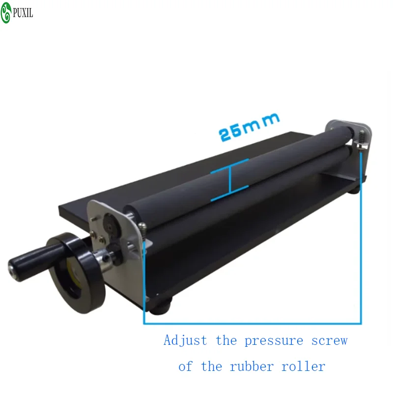 A3 manual cold mounting machine 14 inch 360MM hand cranked desktop lightweight phone case with film covering, simple and portabl