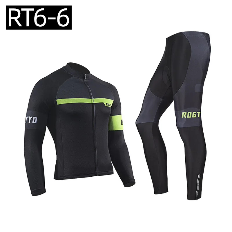 

Cycling Clothing Men Long Pants Uniforms Padding Mtb Wear Set Outfit Man Bib Shorts Distance Men's Bicycle Autumn Clothes Sleeve