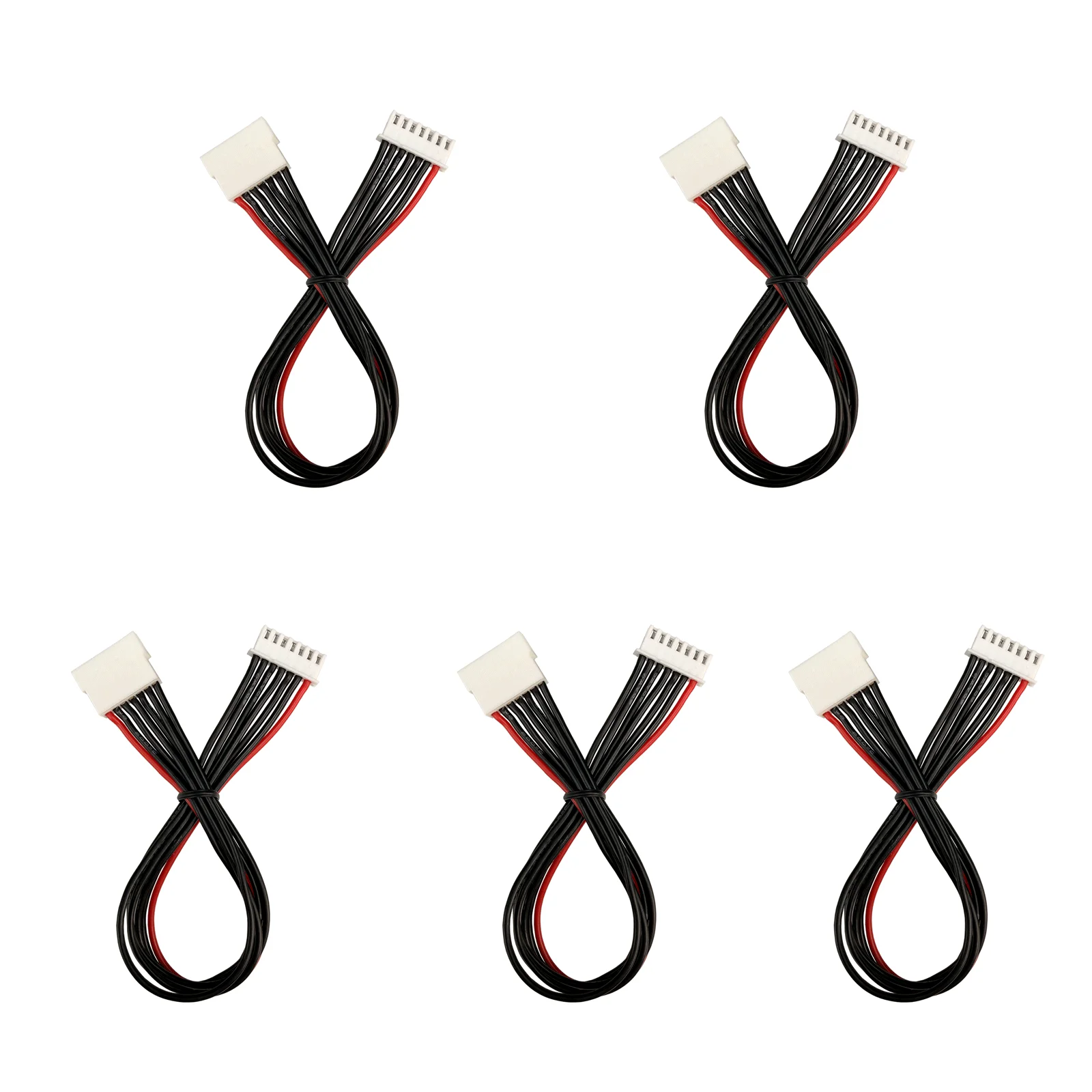 JST-XH 2S-6S LiPo Battery Balance Extension Cable Male to Female 20AWG Silicone Wire RC Charger Balance Lead