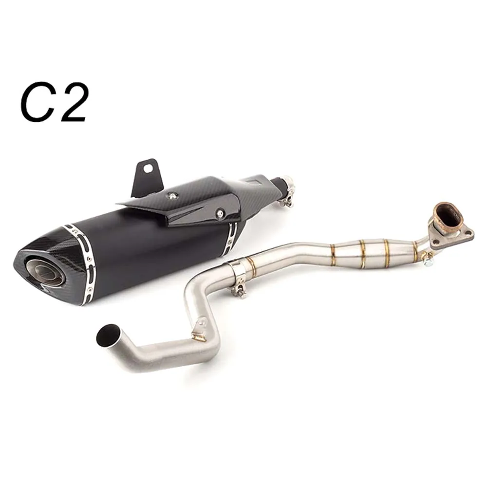 

Full Systems Exhaust Motorcycle Front Pipe Escape Moto Muffler Motorcross Slip on Modified For HONDA X ADV 750 X-ADV 750 XADV750