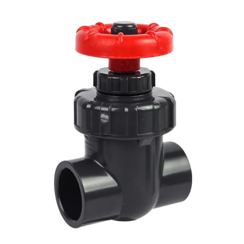 1Pcs UPVC I.D 20/25/32/40/50mm Gate Valve Precision Flow Control PVC Sluice Switch PVC Ball Valve For Garden Irrigation Aquarium