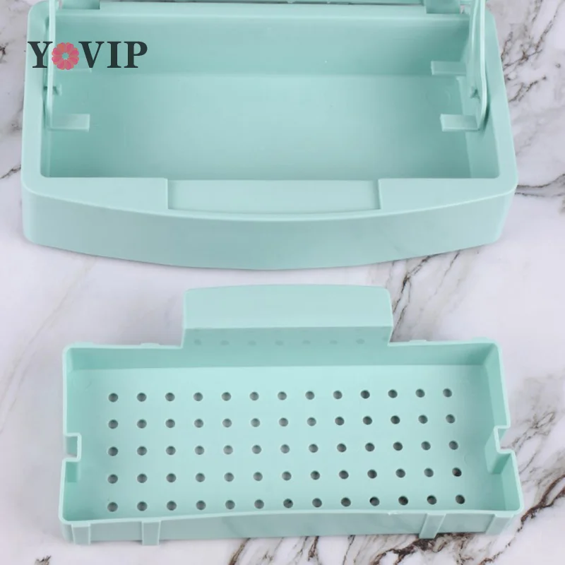 Nail Sterilizer Tray Disinfection Box Sterilizing Clean Nail Art Salon Manicure Implement Sanitize Tool Equipment Cleaner Tools