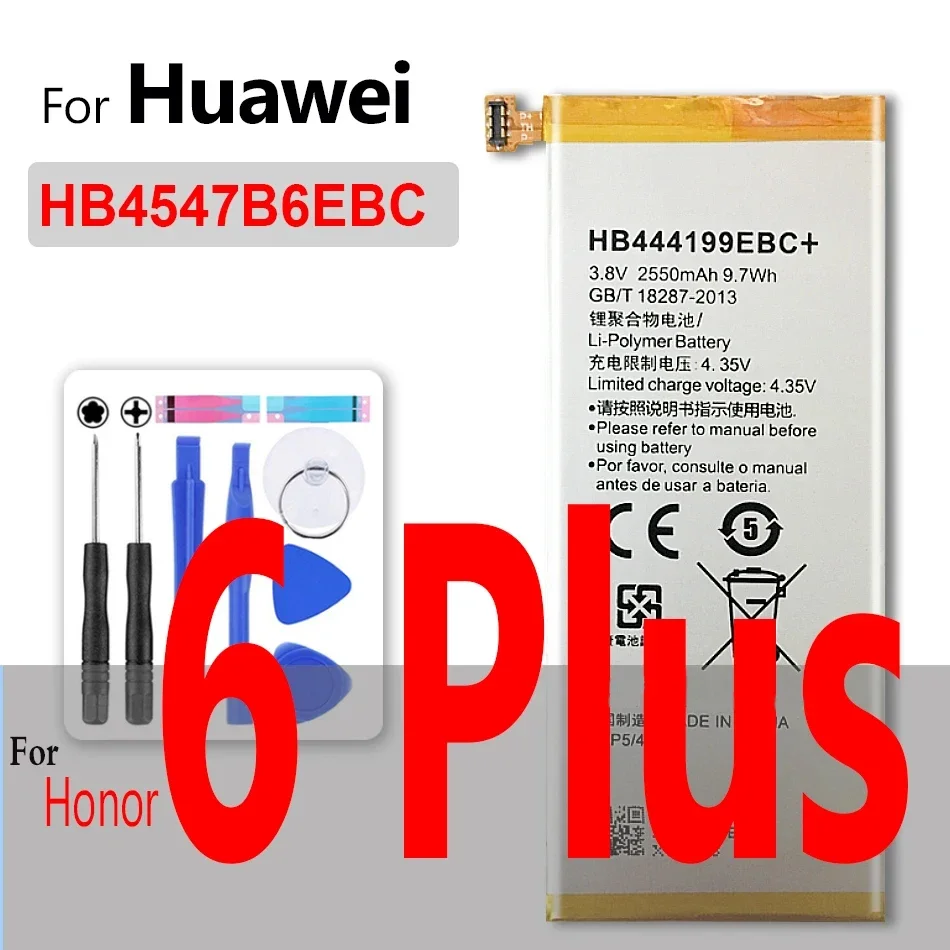 Battery for huawei honor 3C 4A 4C 4X 5C 6 6C 6A 6X 7A 7C 7S 7i 7X 8 8A 8S 8C 8X 9 9i 10 10i 20 20i (Plus Pro Lite)