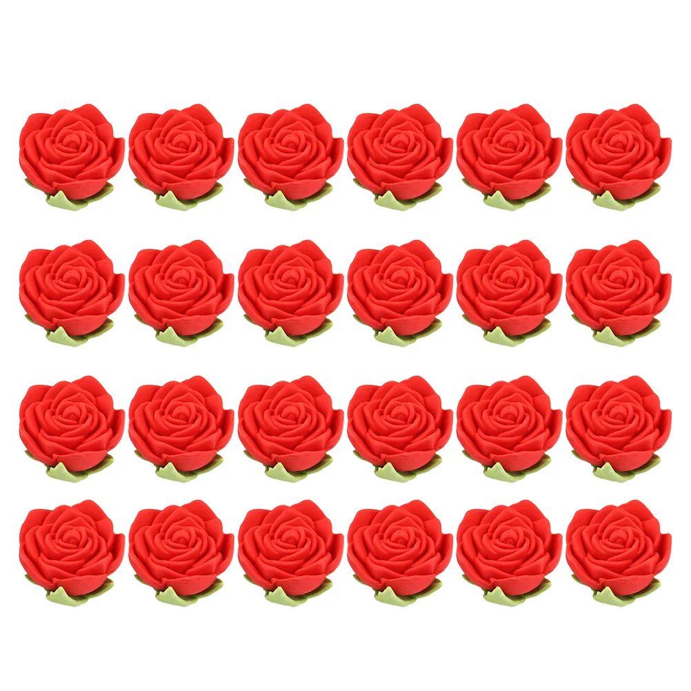 

24Pcs Rose Shape Erasers Creative Pencil Eraser Set Soft Durable Stationery for Students Artists Office Rose Shape Eraser