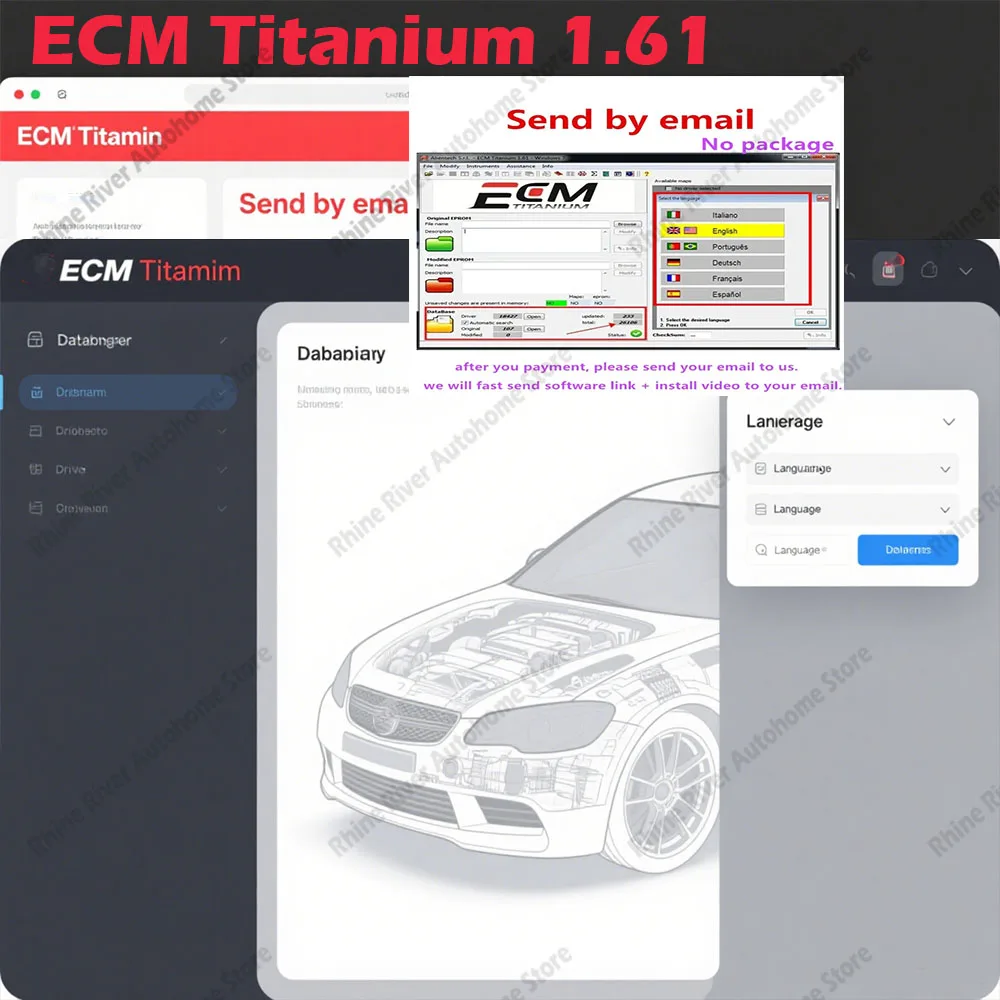 

New ECM Titanium 1.61 | Complete ECU Drivers Collection | Works with ECM 18259 | Windows Compatible | Professional Tuning Tool