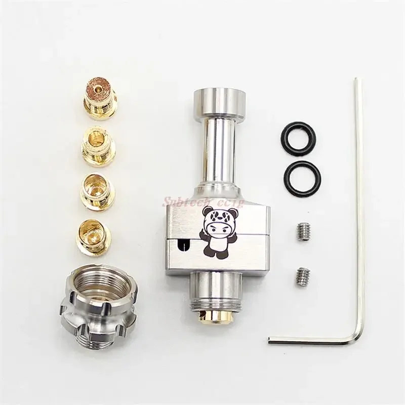 BB Panda V2 RBA Vapeshell Atomizer Bridge for Billet Box Boro Mod Device 4 Airflow Inserts Bridg-D Key Concept Billet Boro Tank