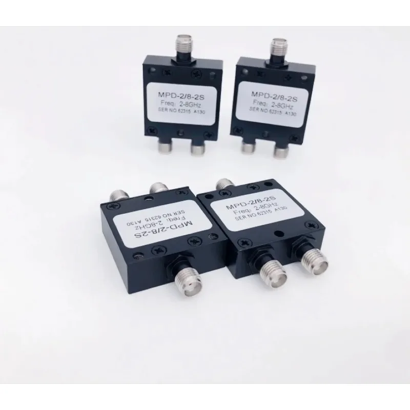 Mini 2-8G RF Microstrip Power Splitter (One Split Two), Model SMA2000-8000M, Suitable for WIFI Signal Distribution