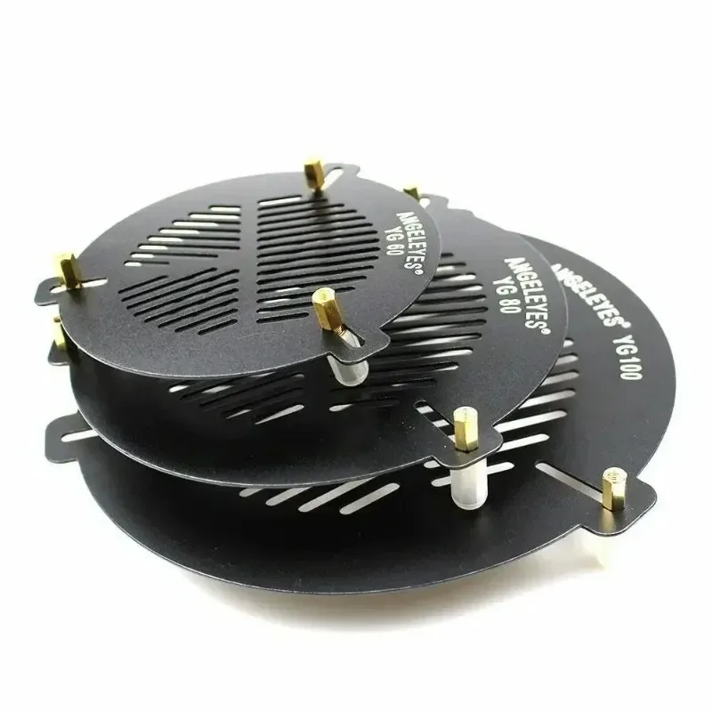 Aluminum Alloy 65-150mm Bahtinov Mask Focusing Mask Fish Bone Plate Focus Slides for Astronomical Telescopes Kywatcher Tools