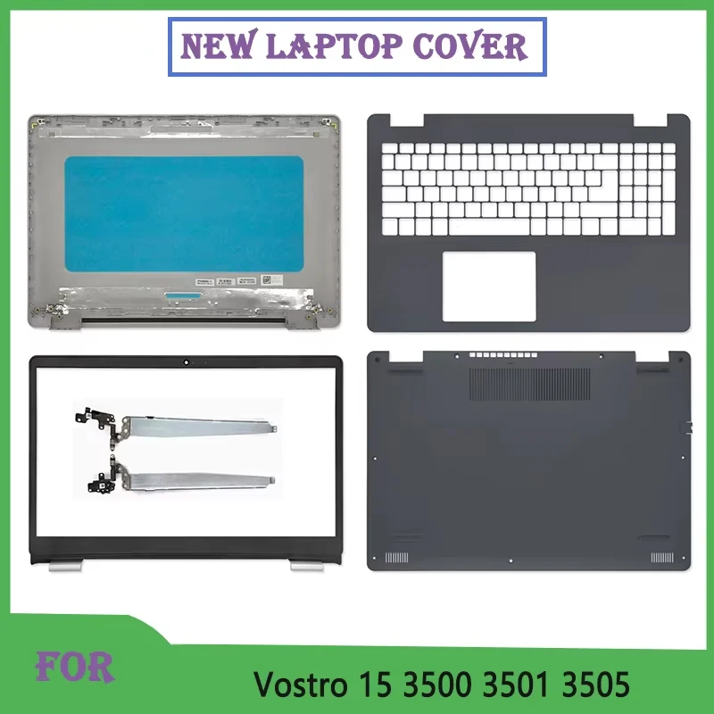 NEW For Vostro 15 3500 3501 3505 Series Laptop Shell LCD Screen Top Case/Back Cover/Front Bezel/Bottom Case/Hinges