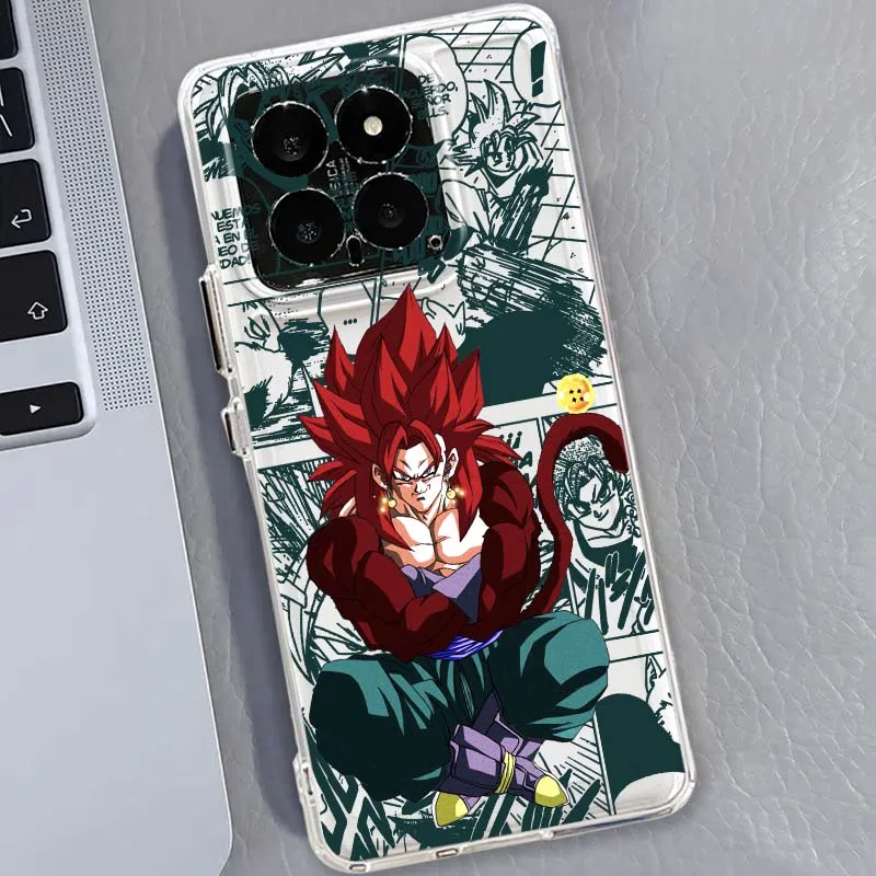 

Dragon Ball Vegeta Gogeta Phone Case For Xiaomi 17 15 14 13 12 12S 12X 12T 11 11T Pro max Lite ultra TPU Transparent