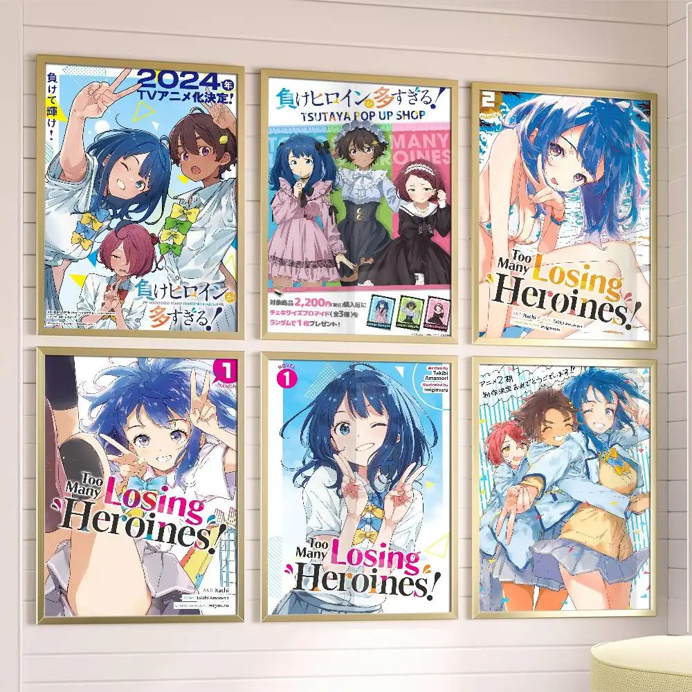 

Losing Heroines Yanami Anna Poster Posters,waterproof Paper Stickers,coffee Shops,bar Living Rooms
