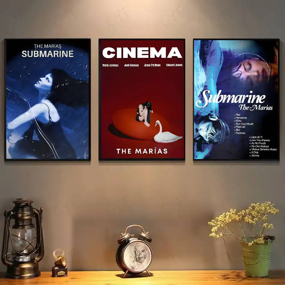 The Marias New The M-Marias Cinema Poster sticky wall waterproof home living room bedroom bar aesthetic decoration