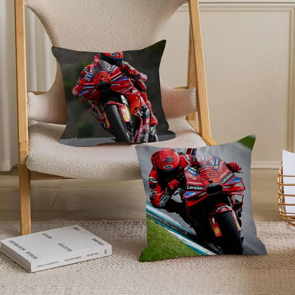 

Чехол на подушку Motorcycle Rider M-Marc Marquezs для спальни и гостиной, дивана, декоративная наволочка