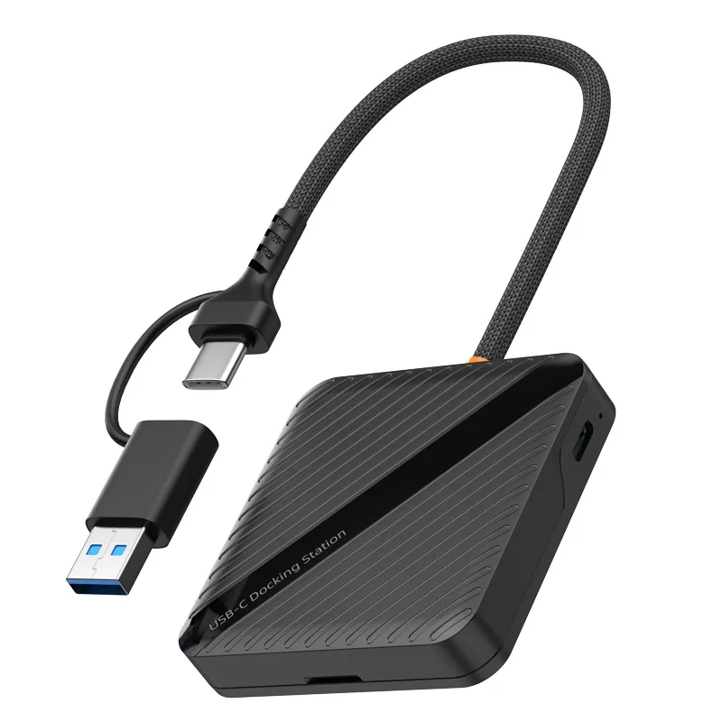 Type C USB 3.0 Card Reader for SD TF Memory Cards 5 Slot Storage Box Efficient Data Management No Driver Required