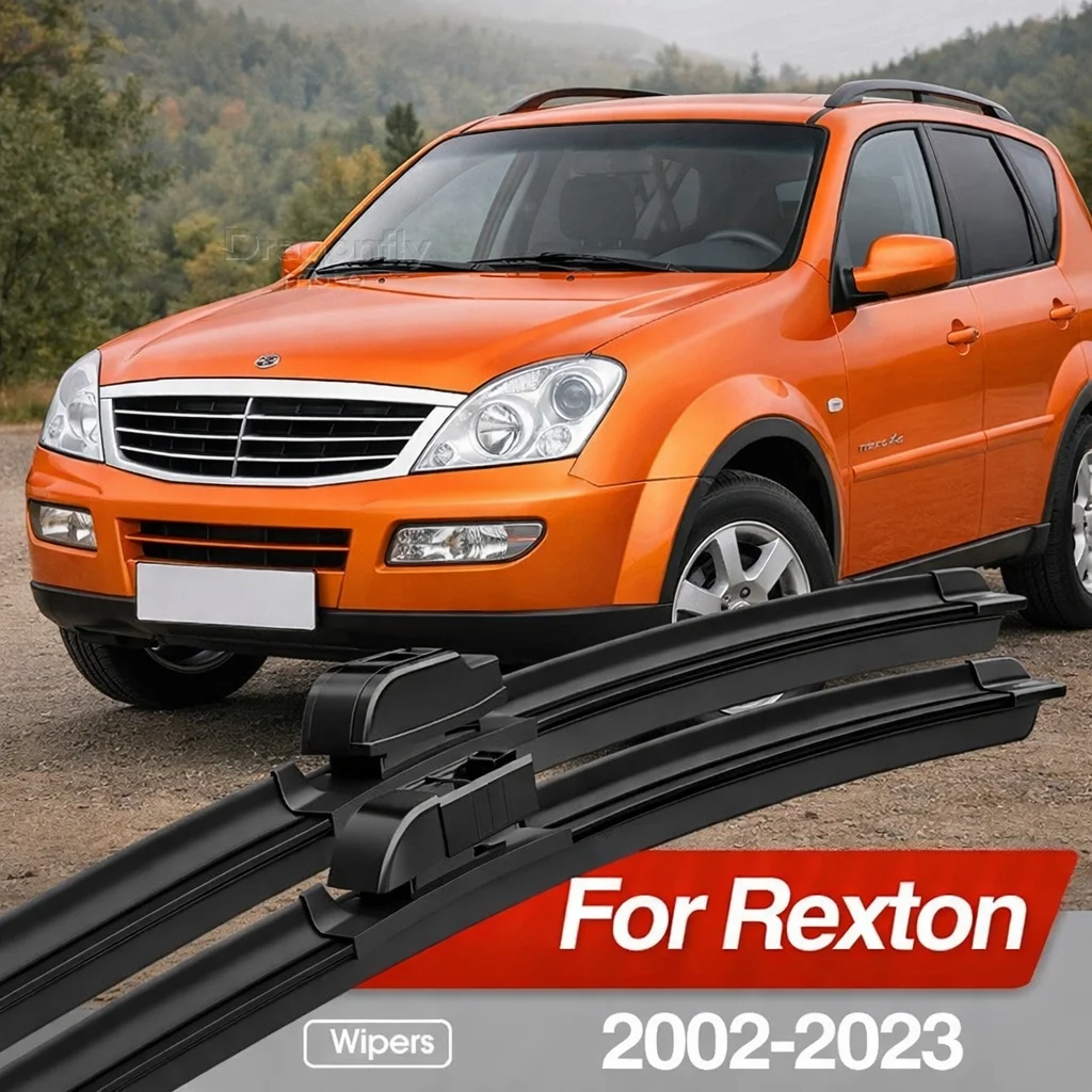 

Для Ssangyong Rexton 1 2 2002-2023: Комплект из 2 передних щеток стеклоочистителя (2x) для лобового стекла, аксессуары для окон 2003, 2005, 2009, 2012, 2016, 2019 годов