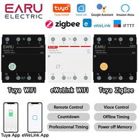 Tuya eWeLink WiFi ZigBee Smart Circuit Breaker MCB 3P+N Timer Relay Switch Voice Remote Control for Alexa Google Home Assistant